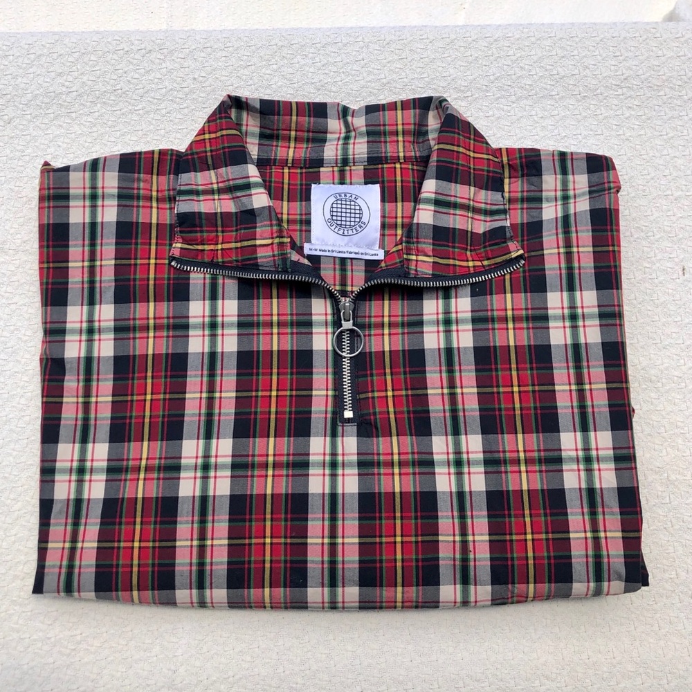 Plaid Jacket/Pullover - Urban Outfitters